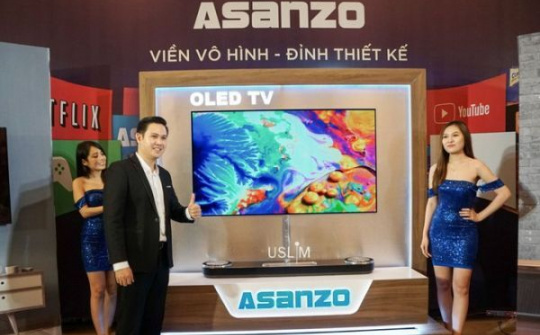 Asanzo ra mắt TV uSlim dùng tấm nền OLED siêu mỏng