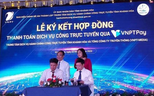 Khánh Hòa: Tích hợp VNPT Pay cho các dịch vụ hành chính công