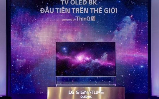LG đem mẫu TV OLED 8K đầu tiên về thị trường Việt Nam