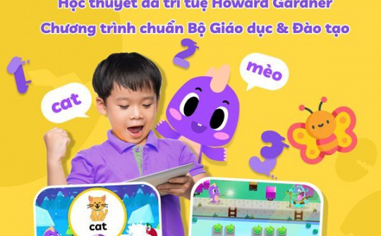 Ra mắt ứng dụng "Dino Đi học" dành cho trẻ em 4-6 tuổi
