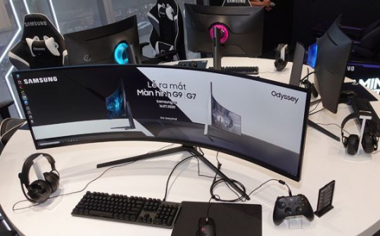 Samsung ra mắt màn hình cong Odyssey G7 và G9 dành cho game thủ, giá từ 25,7 triệu đồng