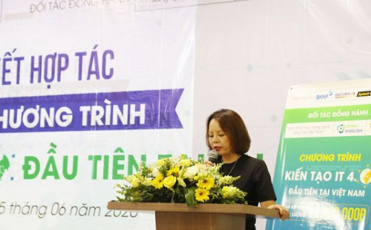 Có gì trong chương trình "Kiến tạo IT 4.0" cam kết việc làm cho sinh viên từ 8 triệu đồng?