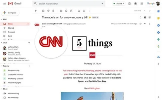 Gmail sẽ yêu cầu xác thực logo công ty