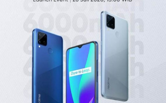 Realme C15 sẽ được công bố vào ngày 28/ 7, pin 6.000 mAh