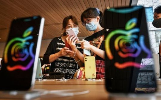 Doanh số iPhone tăng 225% tại Trung Quốc