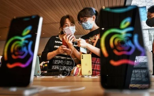 Doanh số iPhone tăng 225% tại Trung Quốc