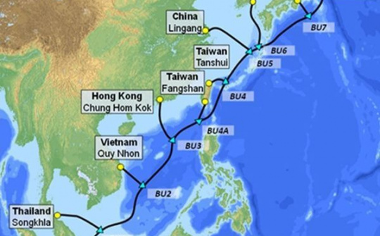 Tuyến cáp biển quốc tế thứ 6 do VNPT tham gia đầu tư đã cập bờ Việt Nam