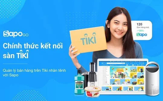 Sapo Go kết nối với Tiki, hỗ trợ chủ shop bán hàng đa kênh