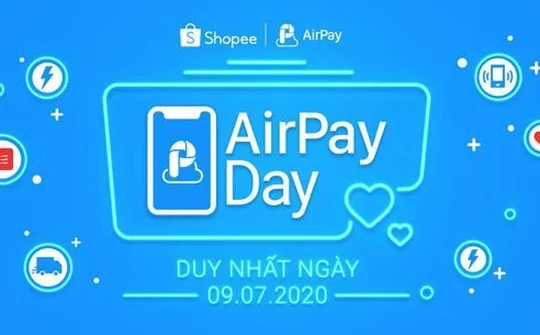 AirPay ưu đãi người dùng lúc 0h01’ ngày 09/07 tại Shopee