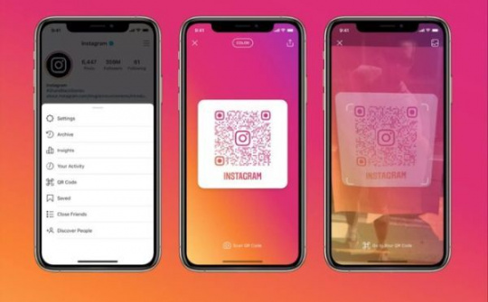QR Code trên Instagram sẽ thay thế cho hệ thống Nametags hiện tại