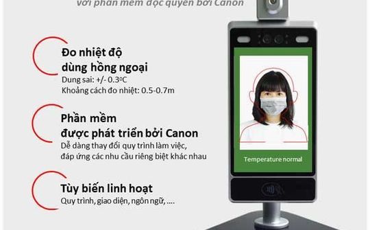 Canon ra mắt giải pháp đo thân nhiệt không chạm giúp phòng ngừa Covid-19