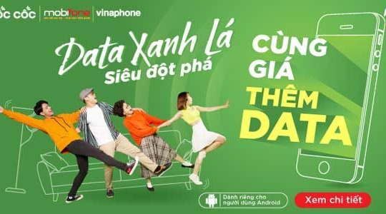 Cốc Cốc bắt tay nhà mạng ra mắt gói cước 3G/4G với ưu đãi độc quyền