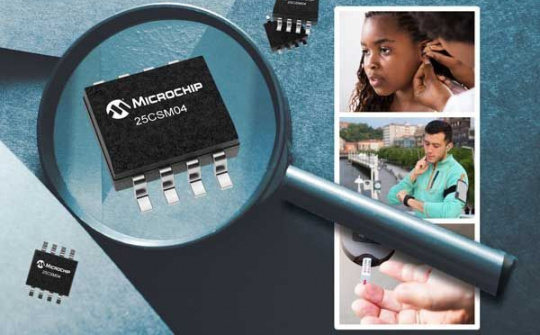 Microchip ra mắt bộ nhớ EEPROM Serial 4 Mbit