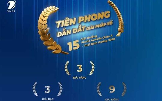 VNPT đạt 15 giải thưởng tại Stevie Awards Châu Á – Thái Bình Dương 2020