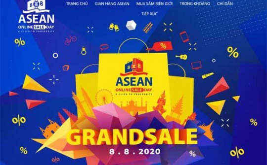 Ngày mua sắm trực tuyến ASEAN sẽ diễn ra vào 8/8