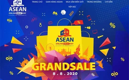 Ngày mua sắm trực tuyến ASEAN sẽ diễn ra vào 8/8