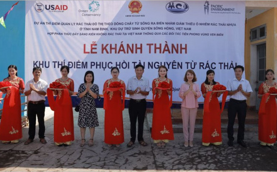 Khánh thành Khu thí điểm phục hồi tài nguyên từ rác thải (MRF)