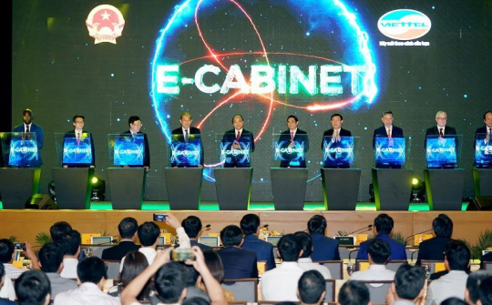 Viettel e-Cabinet giảm ít nhất 30% thời gian các phiên họp của Chính phủ