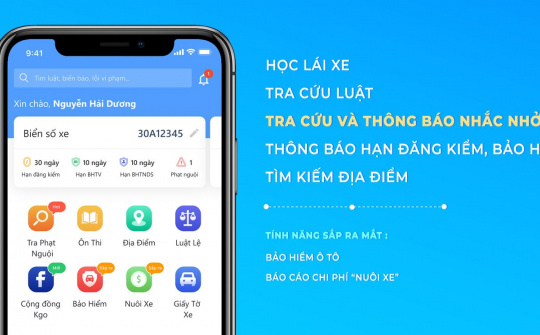 Kgo - ứng dụng giúp bạn lái xe đơn giản và dễ dàng hơn