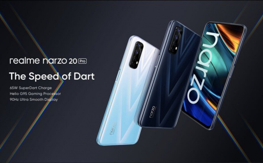 Realme Narzo 20 series ra mắt, giá từ 115 USD