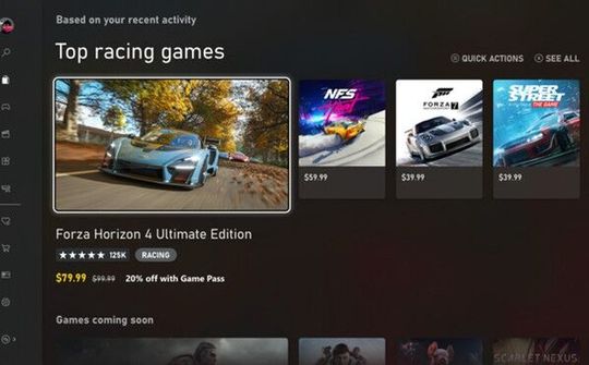 Trải nghiệm Microsoft Store mới cho Xbox sẽ nhanh và dễ dàng hơn