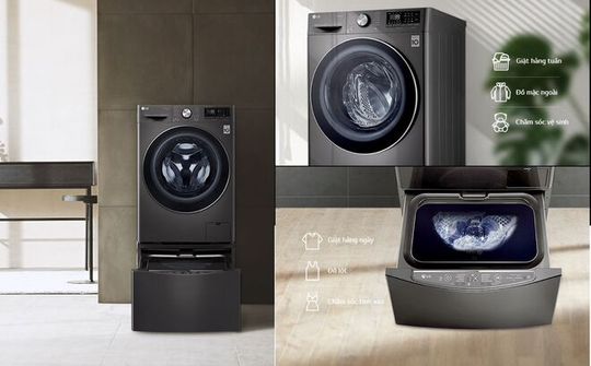 LG trình làng máy giặt tích hợp trí tuệ nhân tạo, giá từ 14,49 triệu đồng