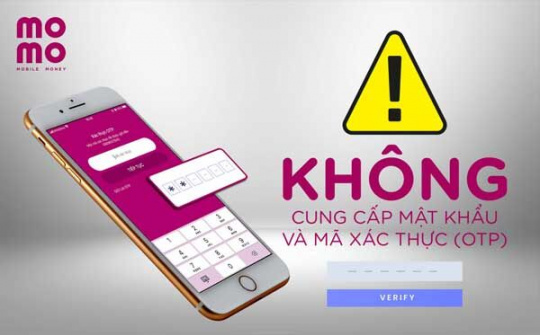 MoMo khuyến cáo người dùng "nâng cấp" ý thức bảo mật