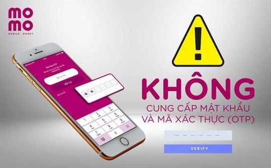 MoMo khuyến cáo người dùng "nâng cấp" ý thức bảo mật