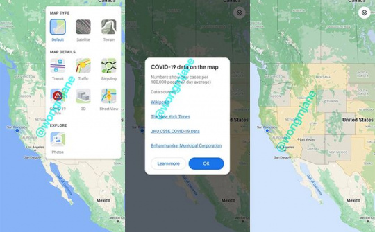 Google Maps sắp hiển thị mức độ bùng phát Covid-19