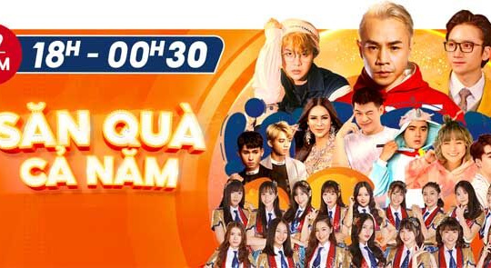 Shopee livestream "super show" chào mừng Ngày siêu mua sắm