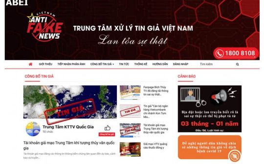 Khai trương trung tâm xử lý tin giả Việt Nam
