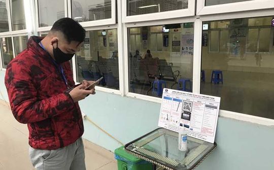 Bệnh viện K cho khai báo y tế bằng quét mã QR Zalo 