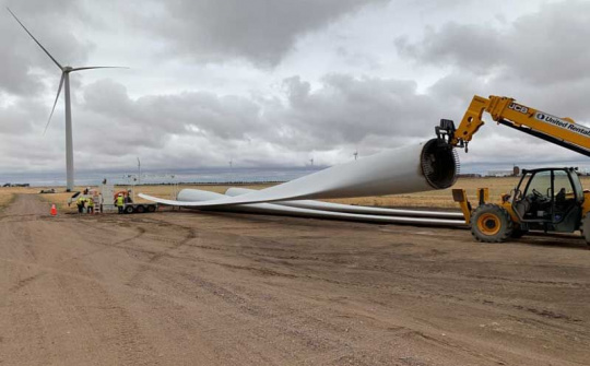 GE và tập đoàn Veolia hợp tác tái chế cánh quạt tuabin gió