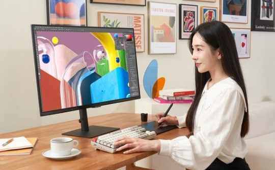 Samsung ra mắt màn hình ViewFinity S8 dành cho chuyên gia sáng tạo nội dung