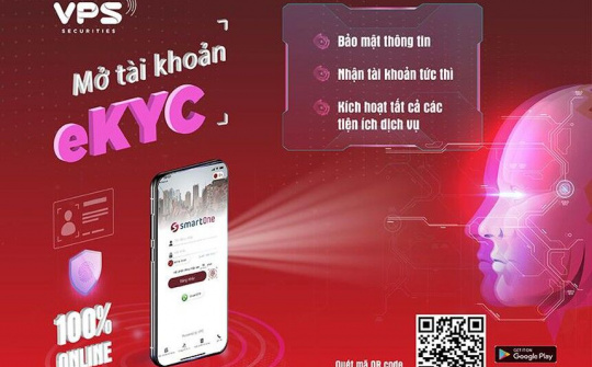 VPS nâng cấp tính năng mở tài khoản và đăng ký dịch vụ bằng eKYC