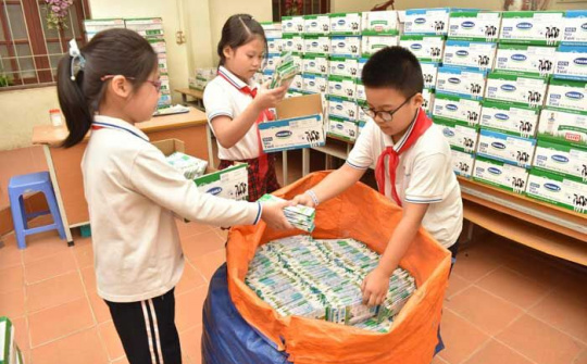 Gần 2 tháng, thu gom được 125 tấn vỏ hộp giấy