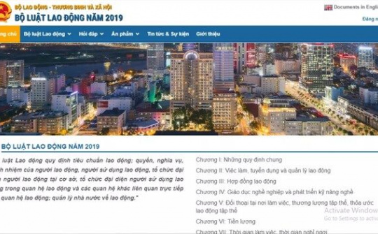 Khai trương trang tin điện tử hướng dẫn thực thi Bộ luật Lao động