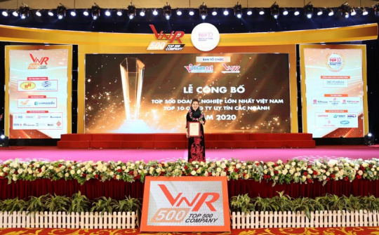TLC năm thứ 11 đứng trong bảng vinh danh VNR500