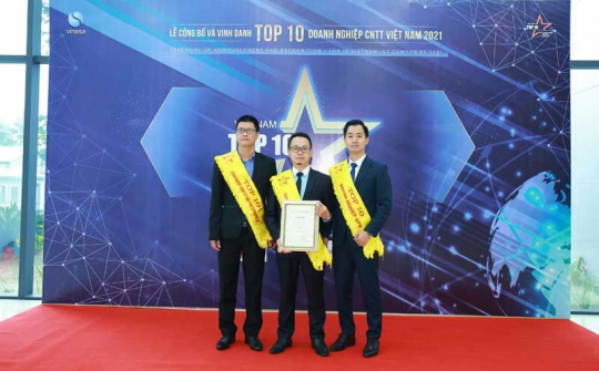 Vượt bão Covid-19, FSI lập “Hattrick” tại Chương trình Top 10 DN CNTT năm 2021