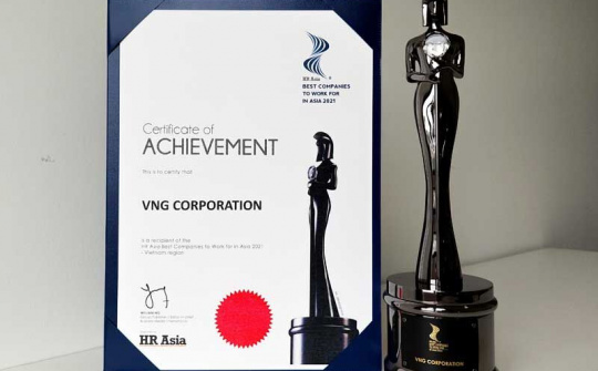 VNG được vinh danh “Nơi làm việc tốt nhất Châu Á” năm thứ 3 liên tiếp