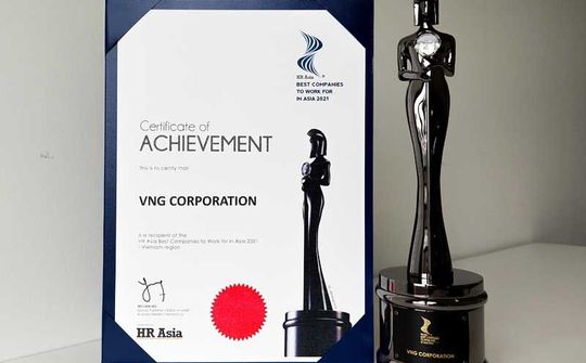 VNG được vinh danh “Nơi làm việc tốt nhất Châu Á” năm thứ 3 liên tiếp