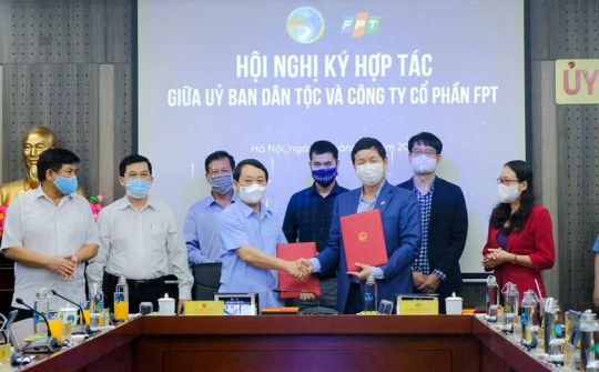 Uỷ ban Dân tộc chọn FPT làm đối tác về Chuyển đổi số và ứng dụng CNTT giai đoạn 2021-2026