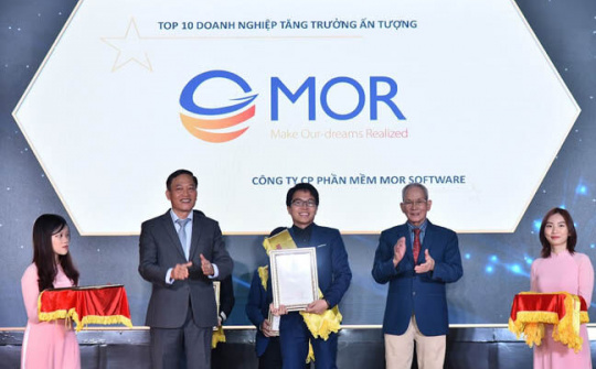 MOR SOFTWARE ĐƯỢC VINH DANH TRONG TOP 10 ICT VIỆT NAM