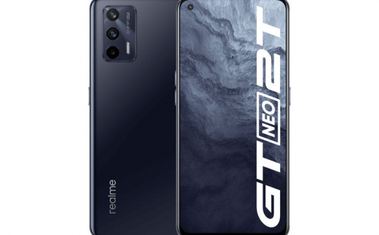 Realme GT Neo2T 5G lên kệ tại Trung Quốc, giá từ khoảng 7,38 triệu đồng