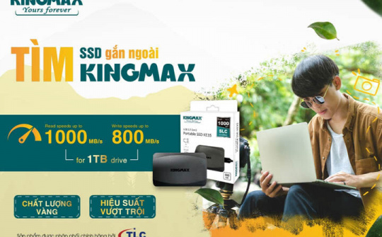 Ra mắt siêu phẩm SSD gắn ngoài Kingmax KE35