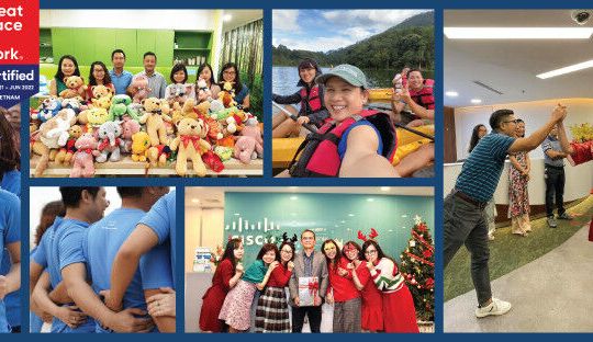 Cisco là một trong những môi trường làm việc tuyệt vời nhất Việt Nam năm 2021