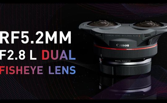 Canon ra mắt ống kính EOS R mắt cá kép để tạo nội dung 3D VR