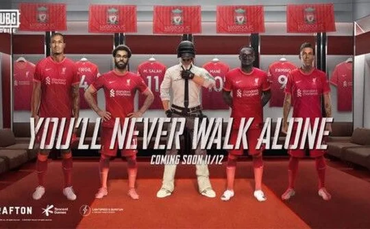 PUBG Mobile hợp tác với Liverpool ra mắt trang phục chất