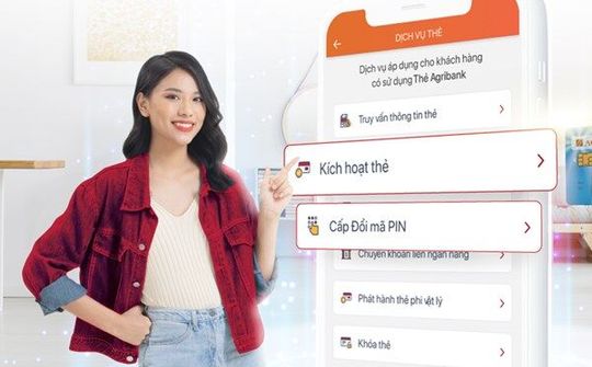 Agribank áp dụng mã PIN điện tử từ ngày 1/11