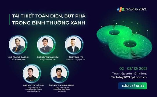 FPT Techday 2021: Khai phá sức mạnh công nghệ, giúp DN bứt phá trong Bình Thường Xanh